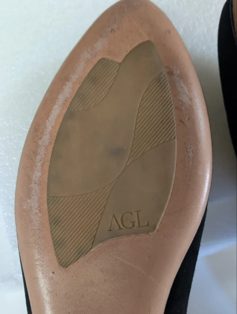 Attilio Giusti Leombruni Black Suede Pointed-Toe Flats